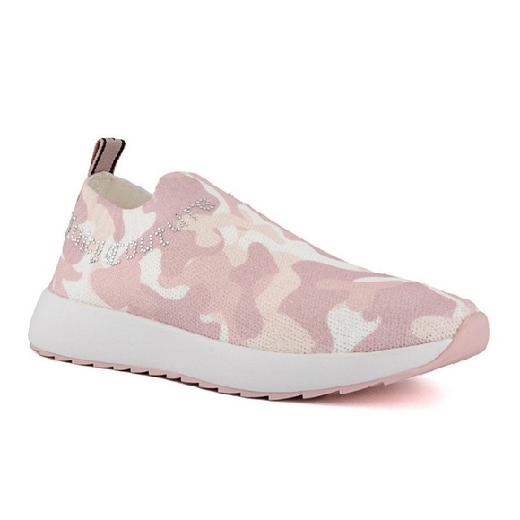 Juicy Couture Pink & White Women’s Avarie Knit Slip-On Joggers Sneakers (NWT) - Picture 10 of 13